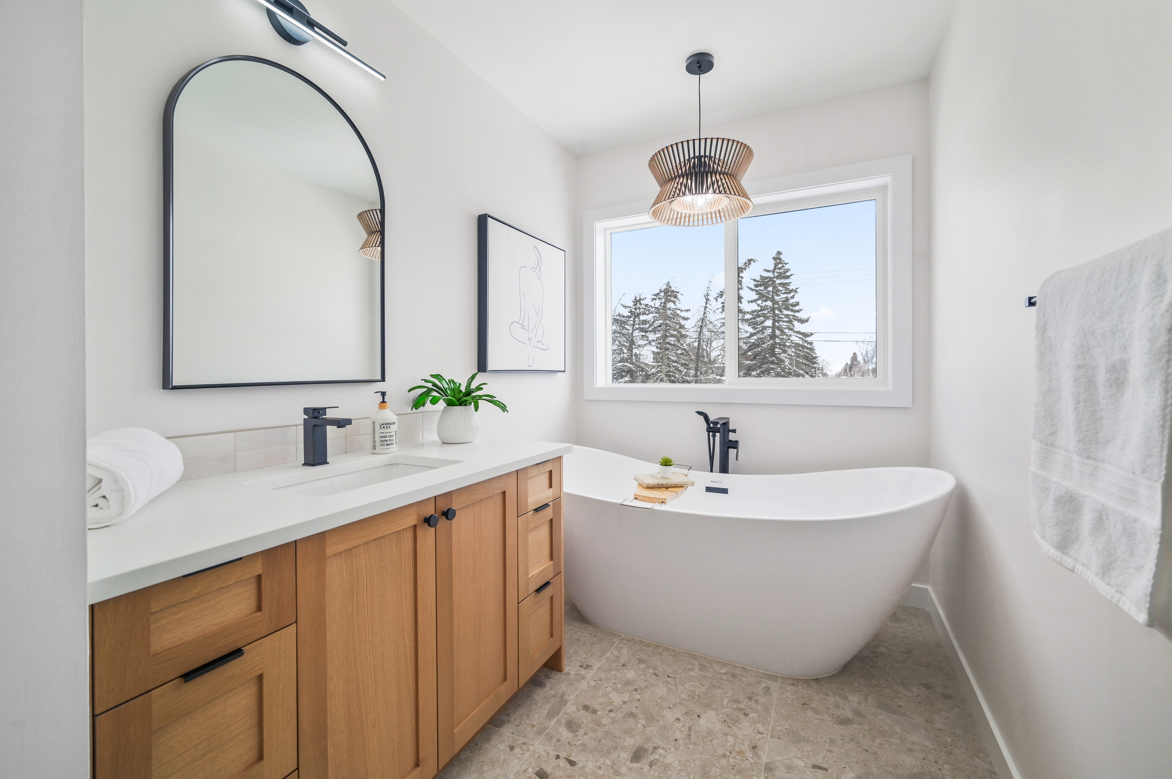 Luxury spa bathroom renovation